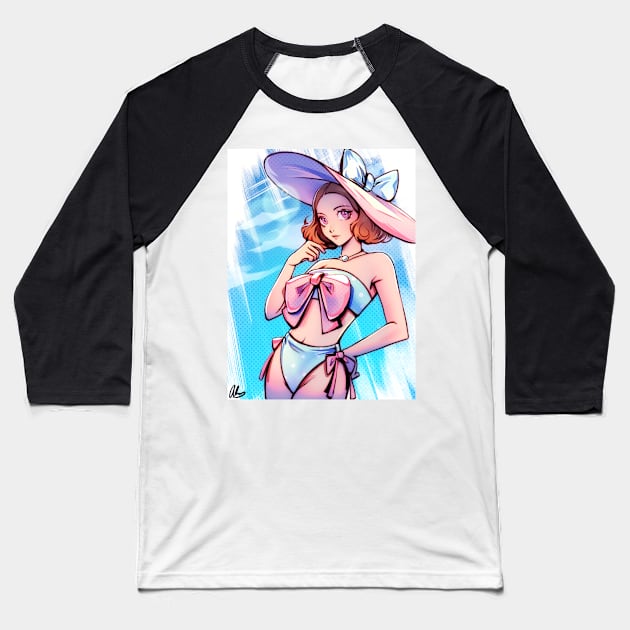 Swimsuit Haru Baseball T-Shirt by alinalal